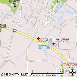 栃木県佐野市小中町1080周辺の地図