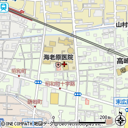 群馬県高崎市昭和町53周辺の地図