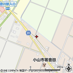 栃木県小山市立木139-2周辺の地図