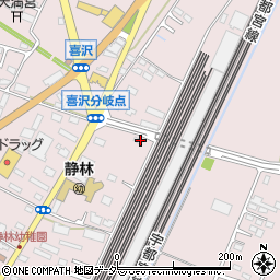 栃木県小山市喜沢210周辺の地図