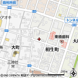 栃木県足利市相生町388周辺の地図