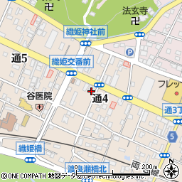 赤間補聴器店周辺の地図