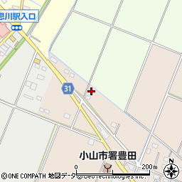 栃木県小山市立木139-3周辺の地図