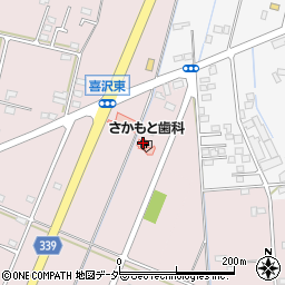 栃木県小山市喜沢436周辺の地図