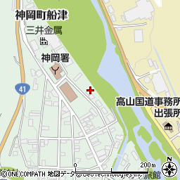 高原川漁協事務所周辺の地図