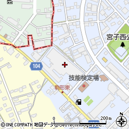 日野自動車伊勢崎工場周辺の地図