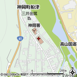 神岡町身障会館周辺の地図