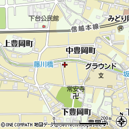 群馬県高崎市中豊岡町328周辺の地図