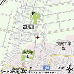 高塚町　町内会周辺の地図