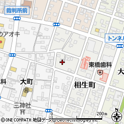 栃木県足利市相生町395周辺の地図