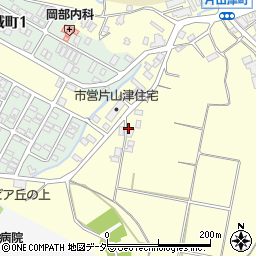 石川県加賀市片山津町ク周辺の地図