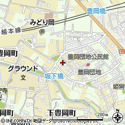 群馬県高崎市下豊岡町1335-3周辺の地図