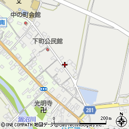 茨城県笠間市橋爪121周辺の地図