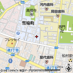 栃木県足利市雪輪町2445-1周辺の地図