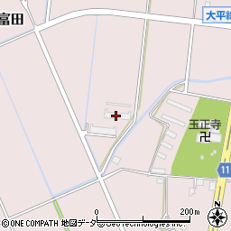 大平待機官舎周辺の地図