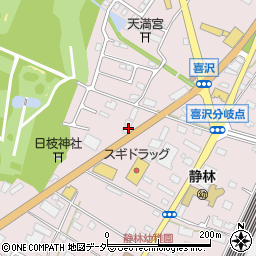 日本調剤　喜沢薬局周辺の地図