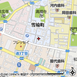 栃木県足利市雪輪町2424周辺の地図
