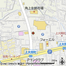 ステーキ宮高崎東店周辺の地図