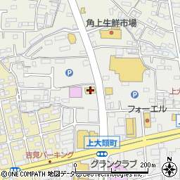 くら寿司高崎店周辺の地図