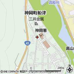 濃飛バス神岡営業所周辺の地図