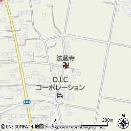 法蔵寺地蔵尊周辺の地図