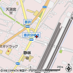 栃木県小山市喜沢523周辺の地図
