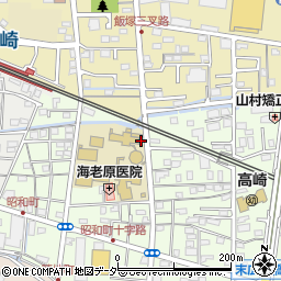 群馬県高崎市昭和町84-2周辺の地図