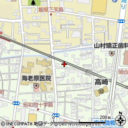 群馬県高崎市昭和町144周辺の地図