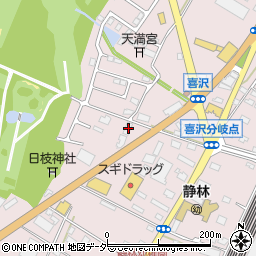 栃木県小山市喜沢1262周辺の地図