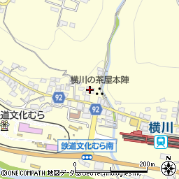 横川茶屋本陣周辺の地図