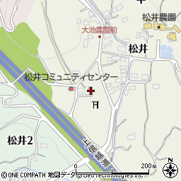 松井公民館周辺の地図