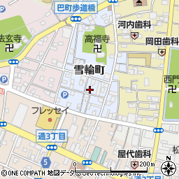 〒326-0804 栃木県足利市雪輪町の地図