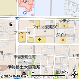 サンキ安堀店周辺の地図