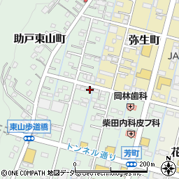 栃木県足利市助戸東山町868-1周辺の地図