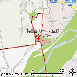 栃木県佐野市小中町634周辺の地図