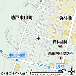 栃木県足利市助戸東山町868周辺の地図
