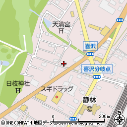 栃木県小山市喜沢1167周辺の地図
