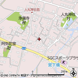 栃木県佐野市小中町1033周辺の地図