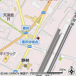 栃木県小山市喜沢525周辺の地図