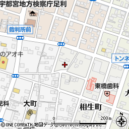 栃木県足利市相生町661周辺の地図