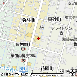 栃木県足利市弥生町26周辺の地図