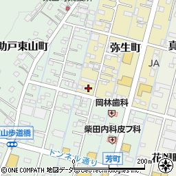 栃木県足利市弥生町57-4周辺の地図