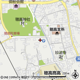 株式会社西松屋チェーン　穂高店周辺の地図