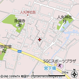栃木県佐野市小中町1036周辺の地図