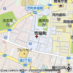 栃木県足利市雪輪町2490周辺の地図