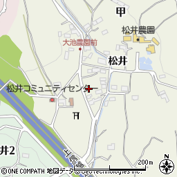 長野県小諸市甲松井周辺の地図