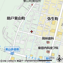 栃木県足利市助戸東山町869-3周辺の地図