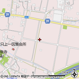群馬県太田市只上町周辺の地図