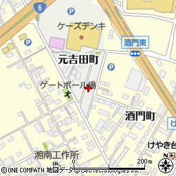 茨城県水戸市元吉田町1940-18周辺の地図
