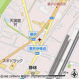 栃木県小山市喜沢739周辺の地図